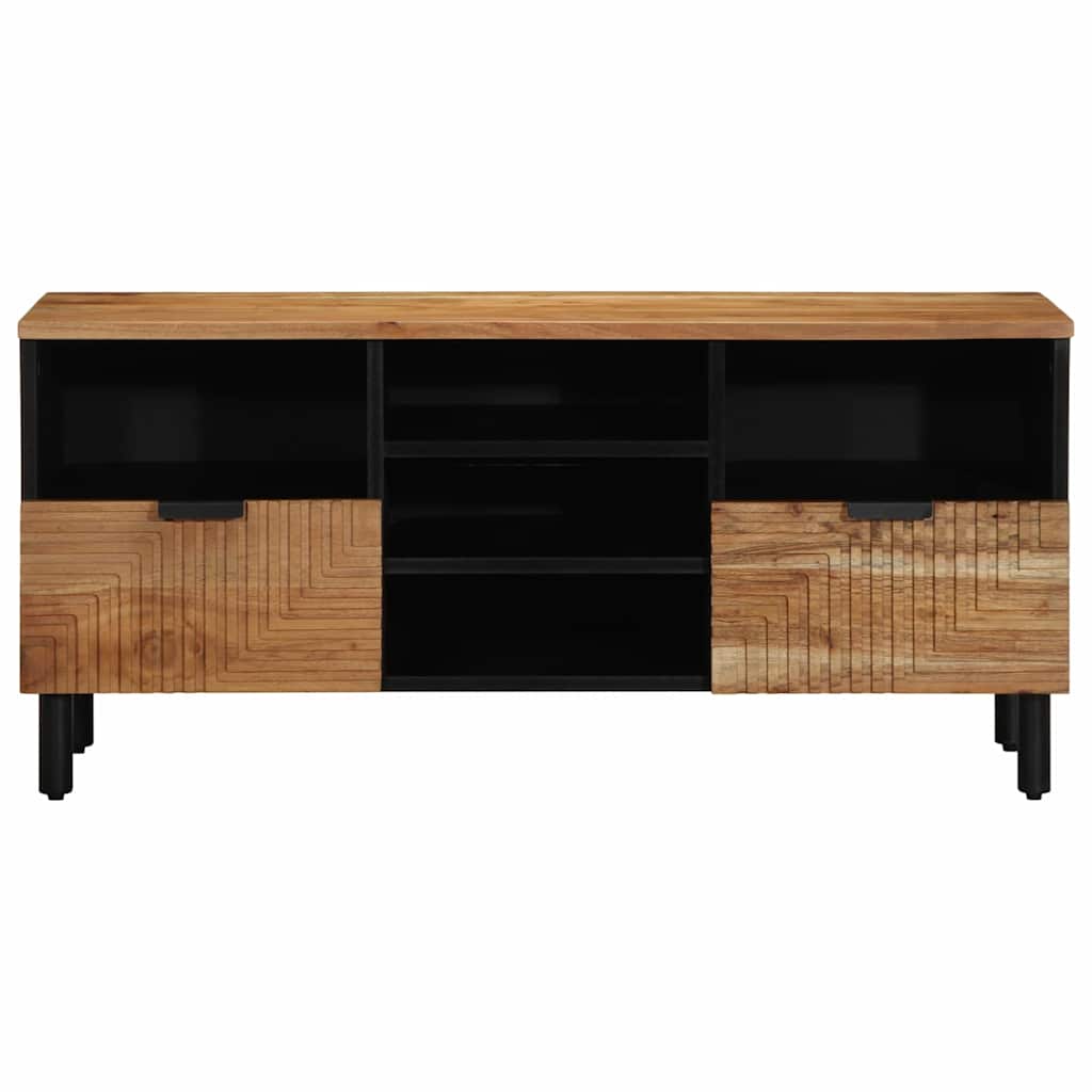 TV ormar s ladicama Smeđa 100 x 33,5 x 46 cm Čvrsto drvo manga
