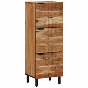 Highboard s policom Smeđa 40 x 33 x 110 cm Čvrsto drvo manga