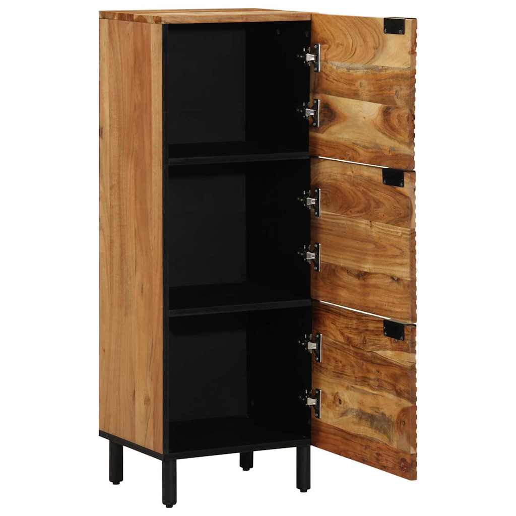 Highboard s policom Smeđa 40 x 33 x 110 cm Čvrsto drvo manga