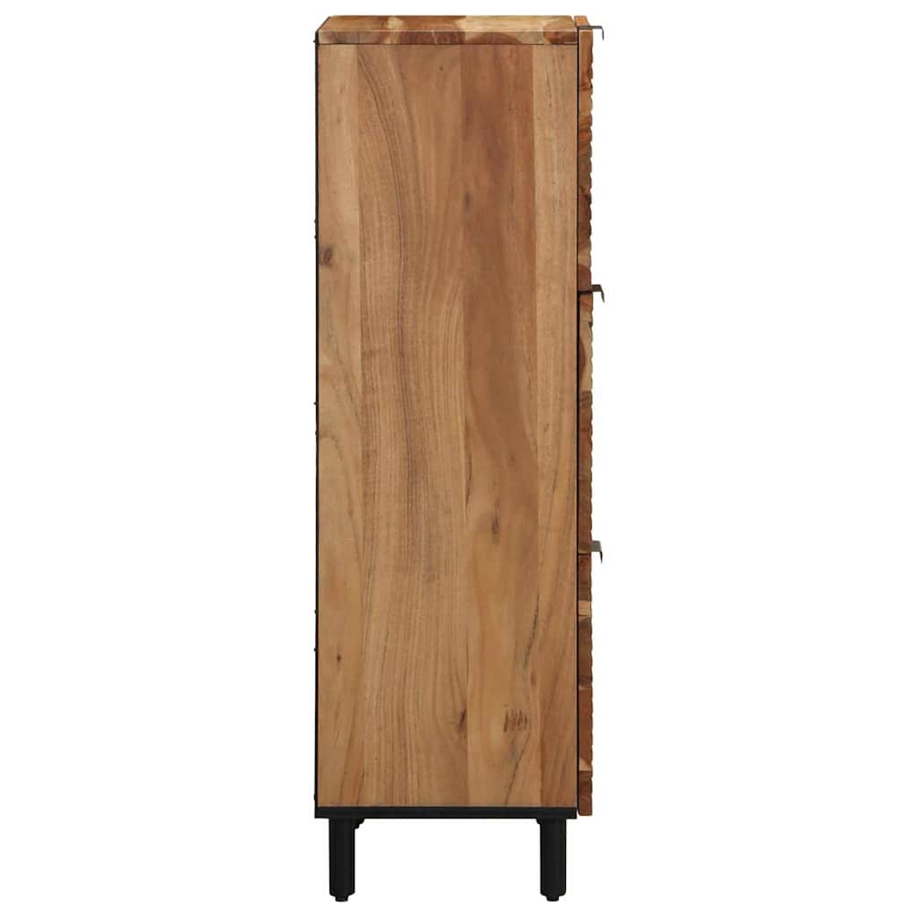 Highboard s policom Smeđa 40 x 33 x 110 cm Čvrsto drvo manga