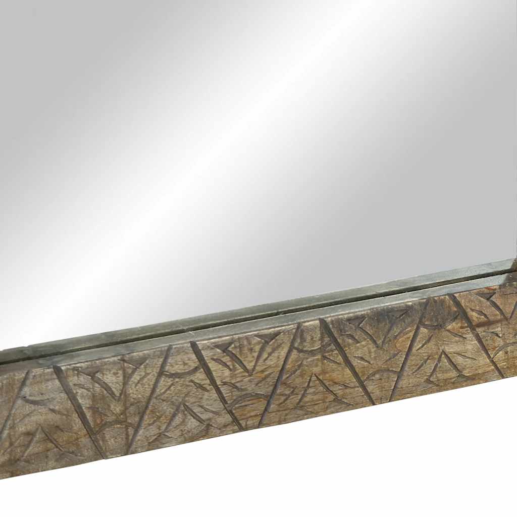 Ogledalo za kupaonicu 50x2,5x70 cm Puno drvo Mango