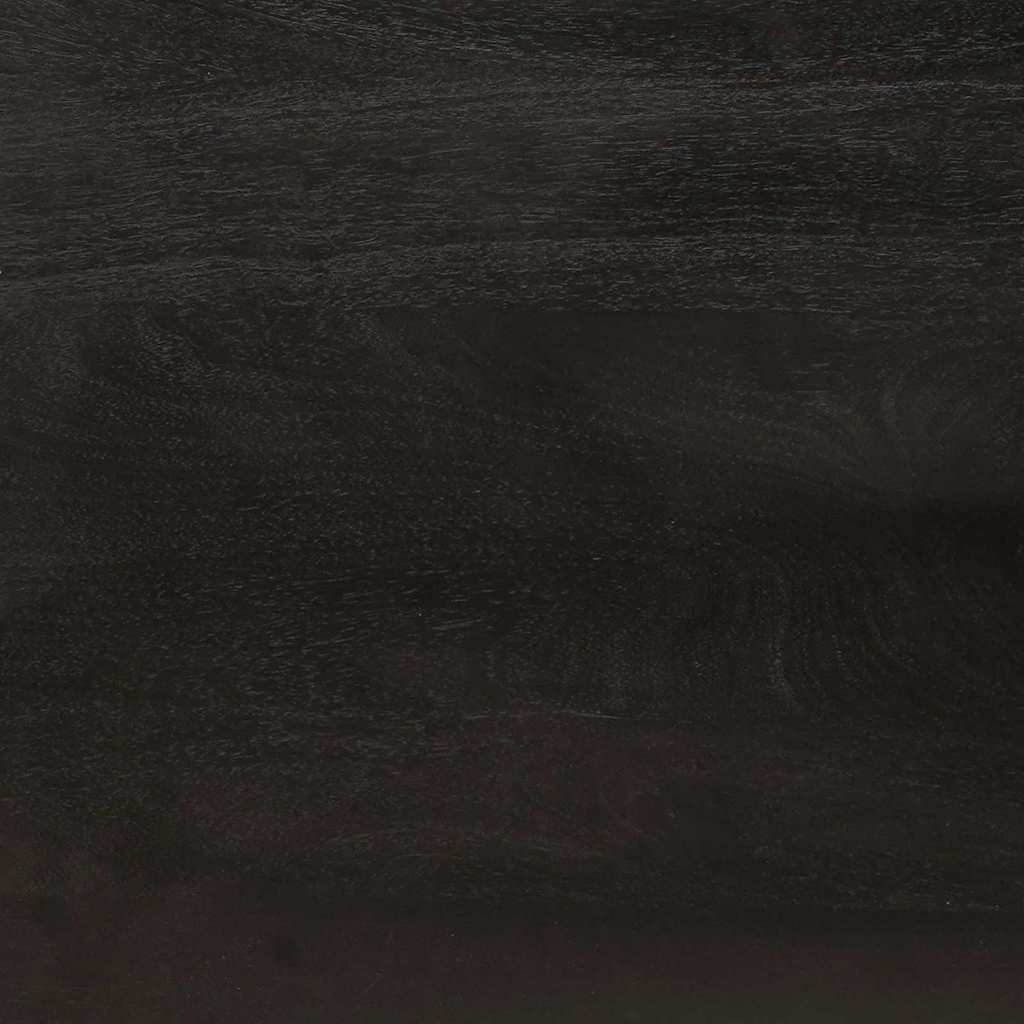 Noćni ormarić Crna i zlatna 50 x 33 x 60 cm Konstruirano drvo