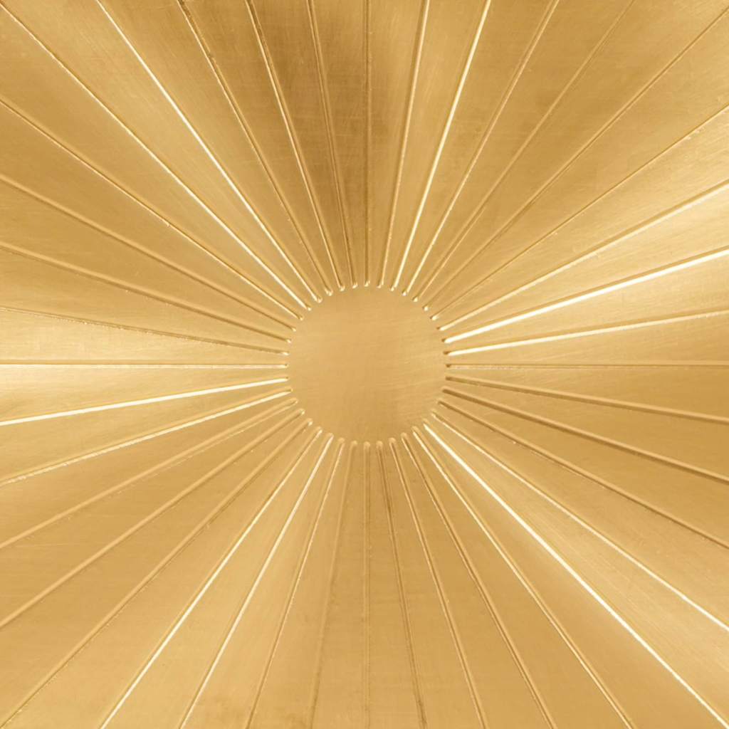 TV ormar Crna i zlatna 100 x 33 x 46 cm Konstruirano drvo