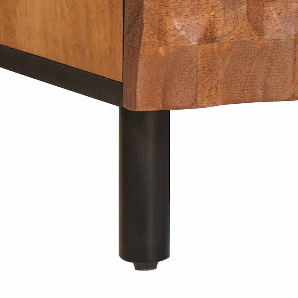 TV ormar Finš acacije smeđa 100 x 33 x 46 cm Čvrsto drvo manga