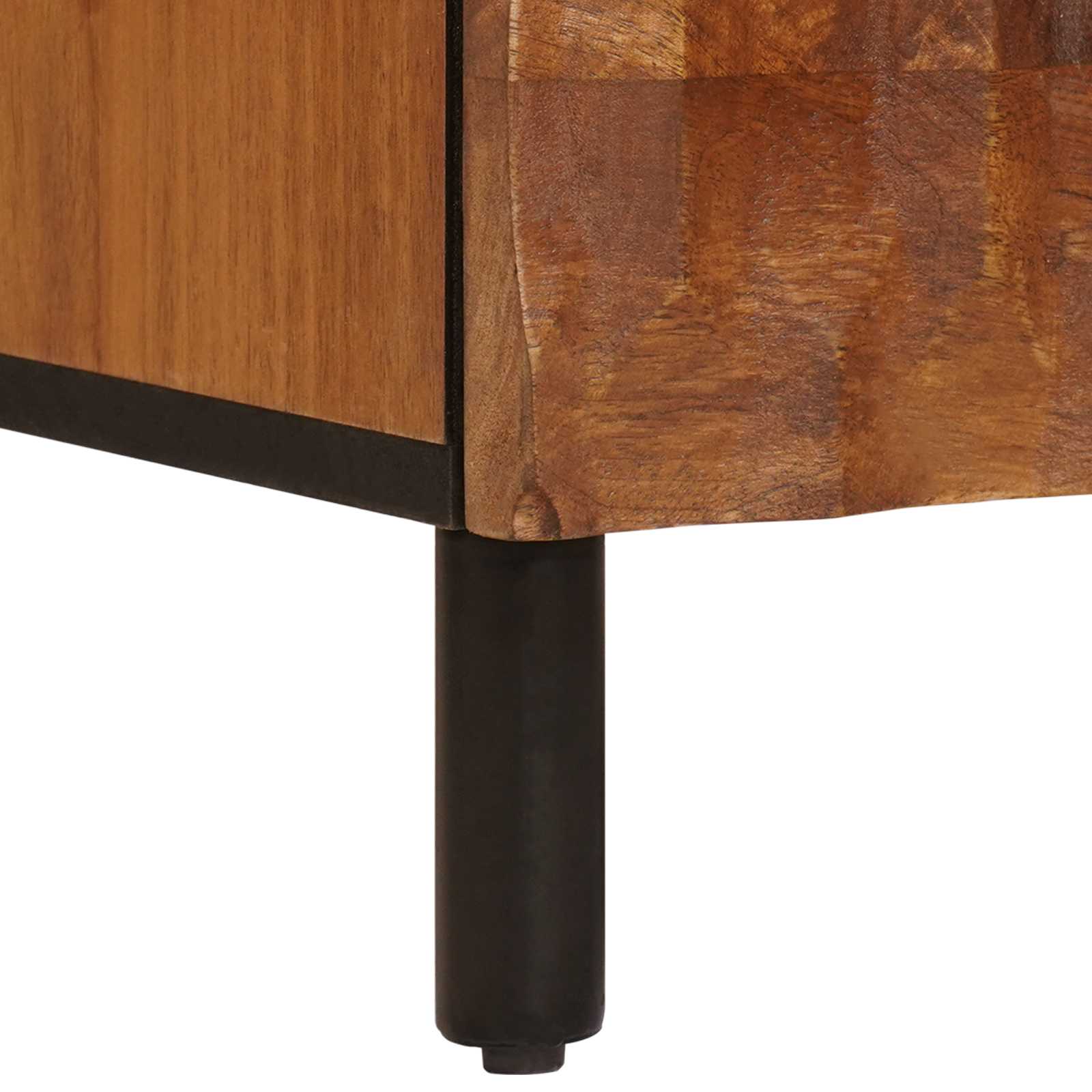 Highboard Finš acacije smeđa 60 x 33 x 100 cm Čvrsto drvo manga