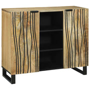 Komoda Smeđa 90 x 33 x 75 cm masivno drvo manga