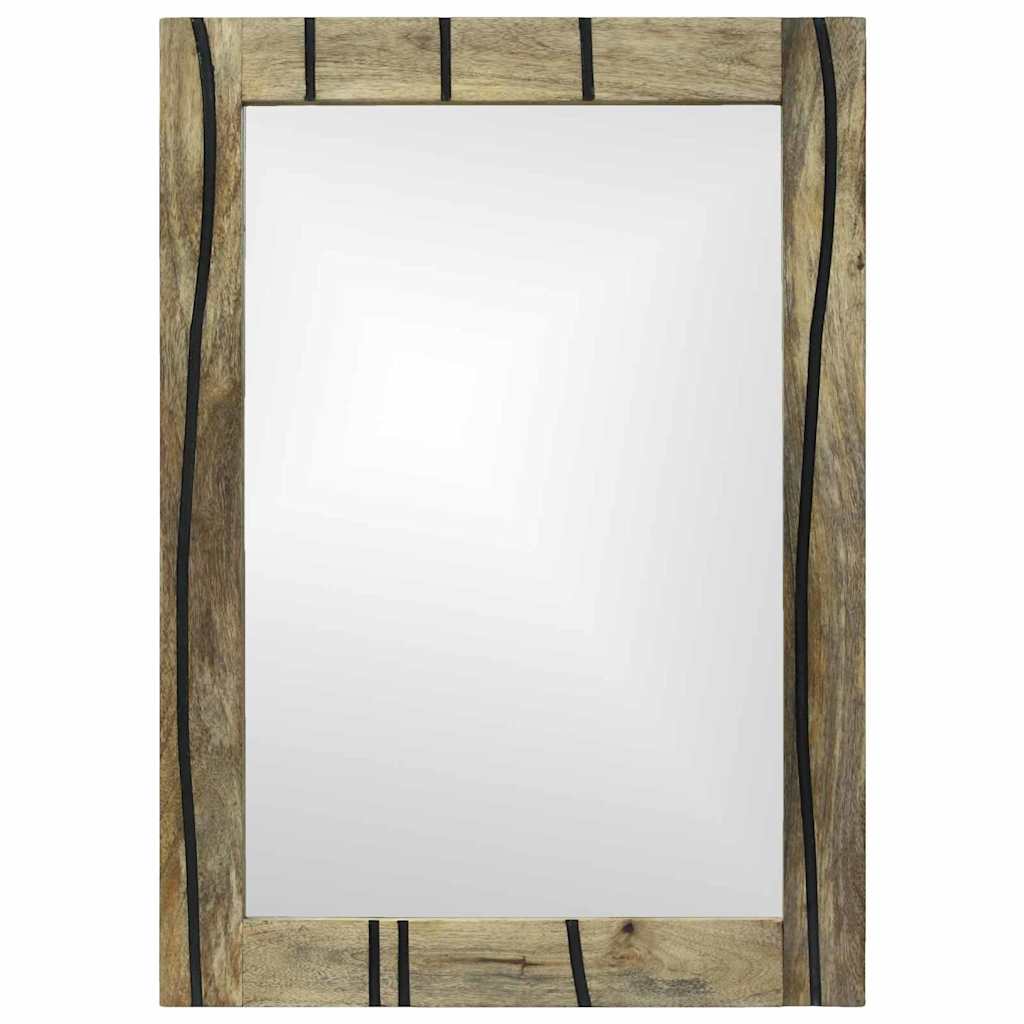 Zrcalo za kupaonicu Pravokutni Prirodna 50 x 2,5 x 70 cm