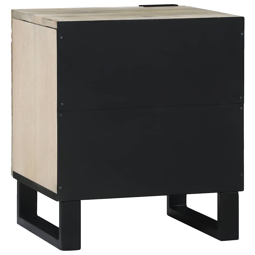 Noćni ormar 2 pcs Bijela 40 x 33 x 46 cm Konstruirano drvo