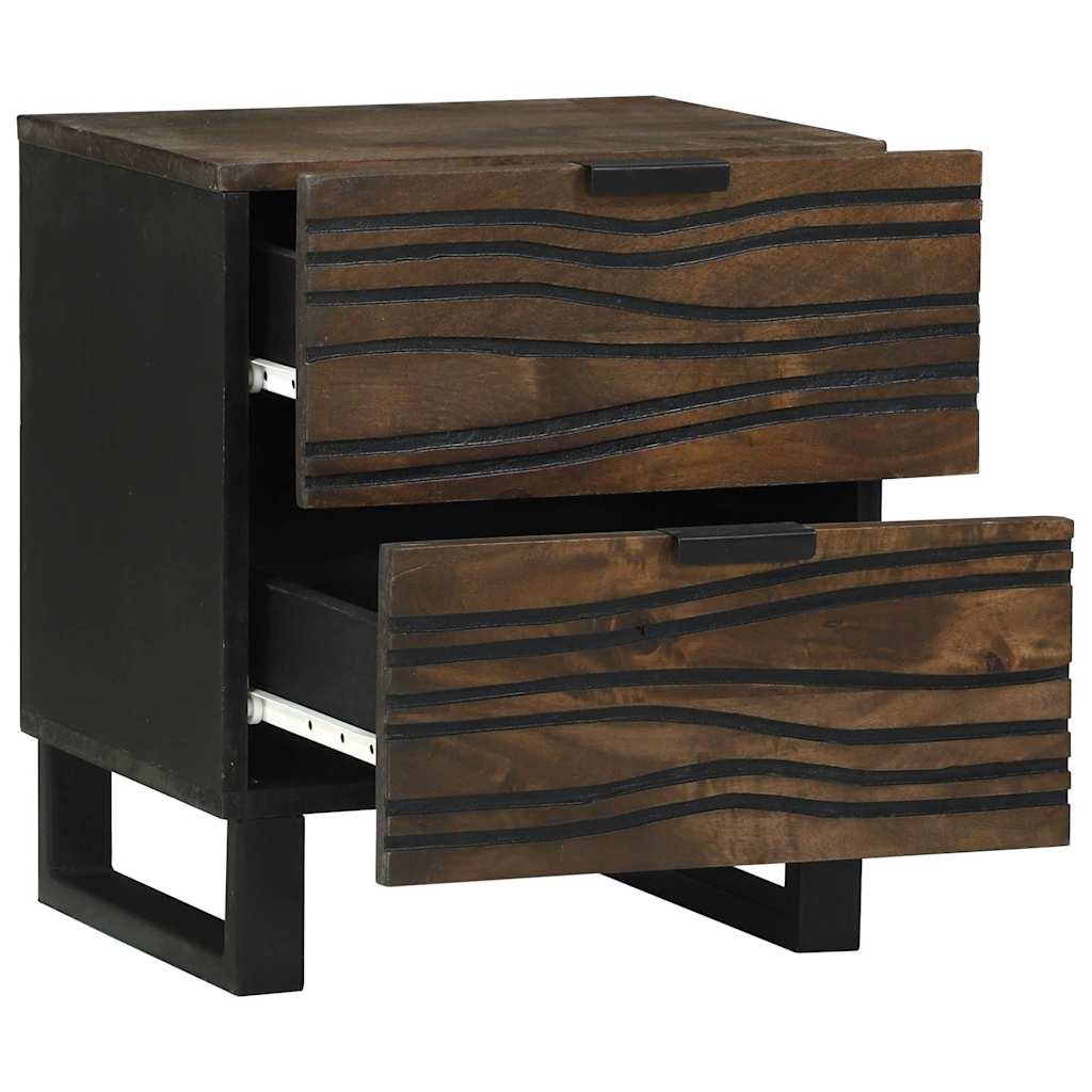 Noćni ormar 2 pcs Orah 40 x 33 x 46 cm Konstruirano drvo