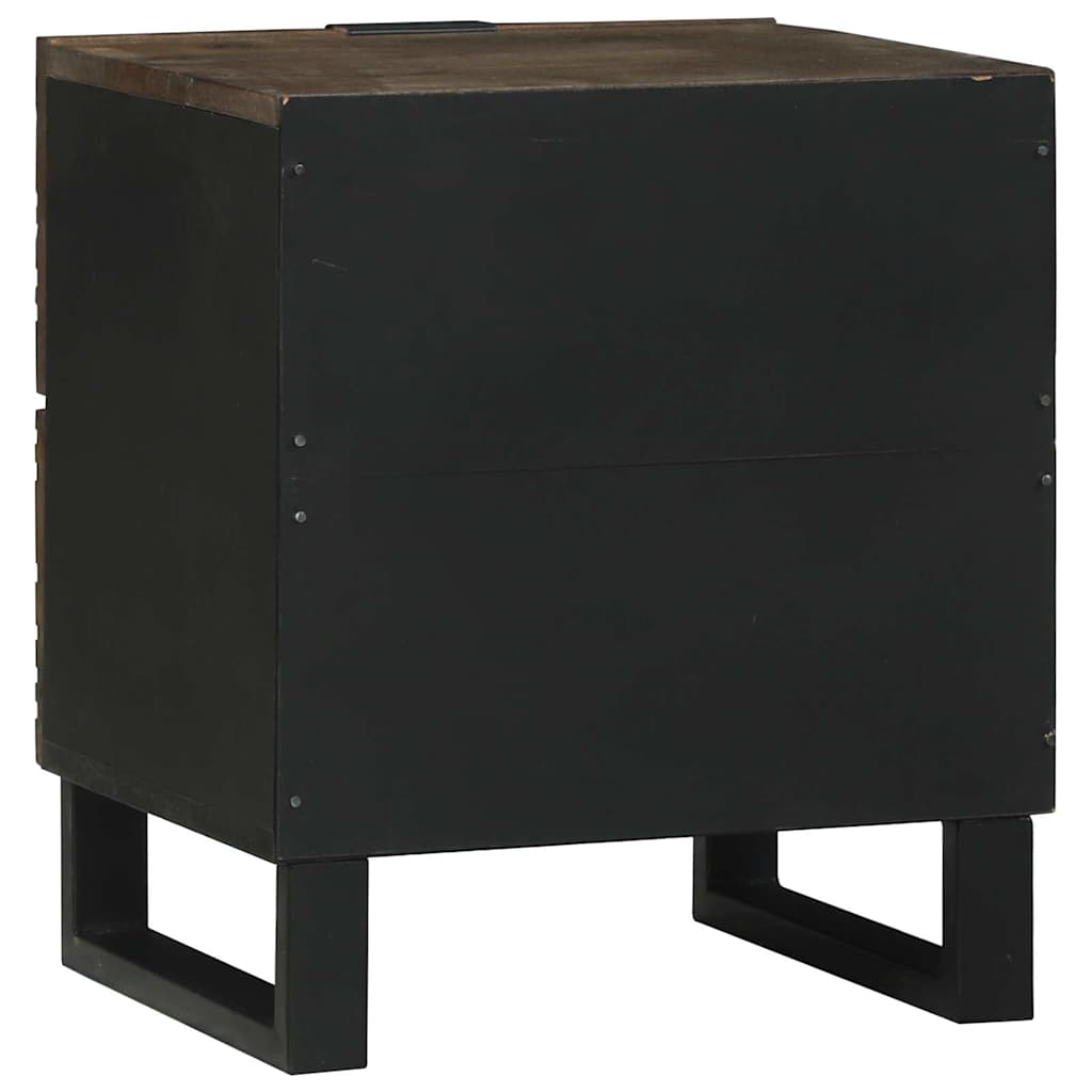 Noćni ormar 2 pcs Orah 40 x 33 x 46 cm Konstruirano drvo
