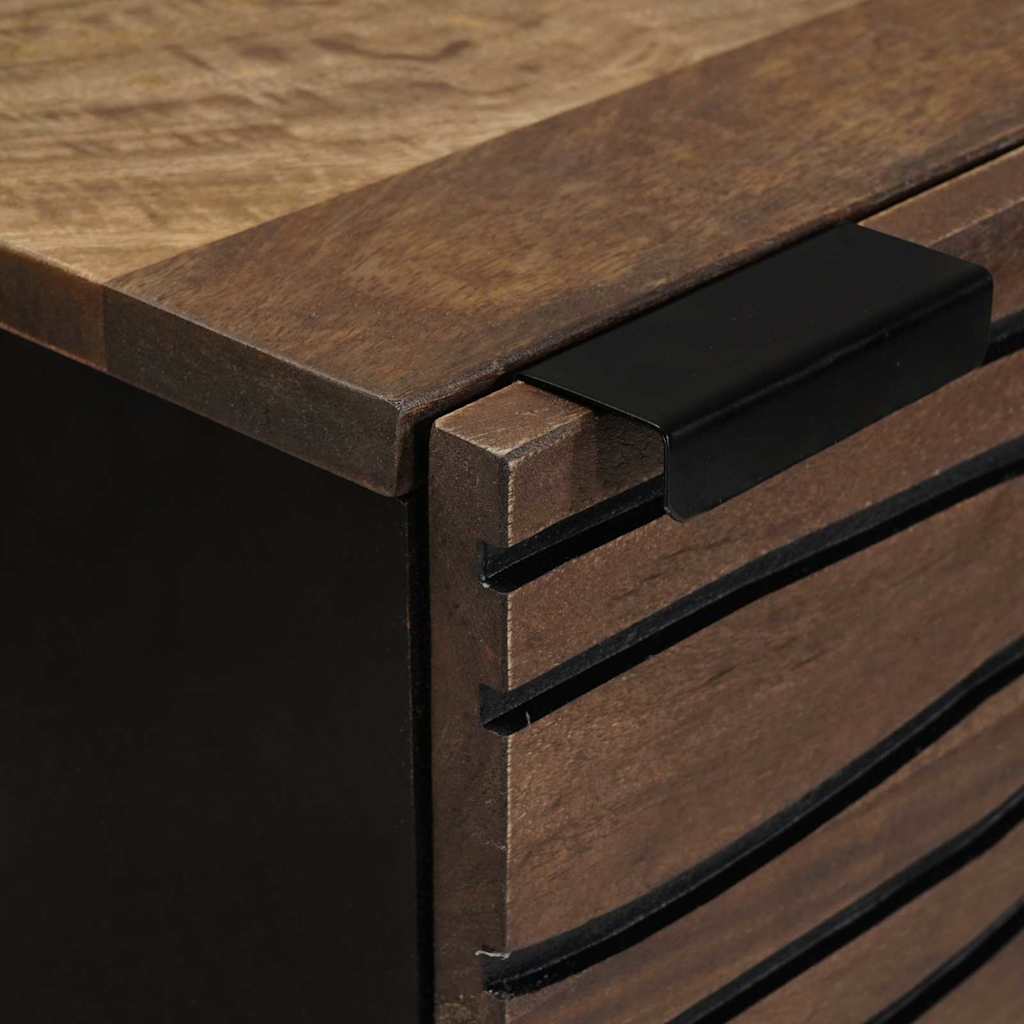 Highboard Smeđa 40 x 33 x 110 cm masivno drvo manga