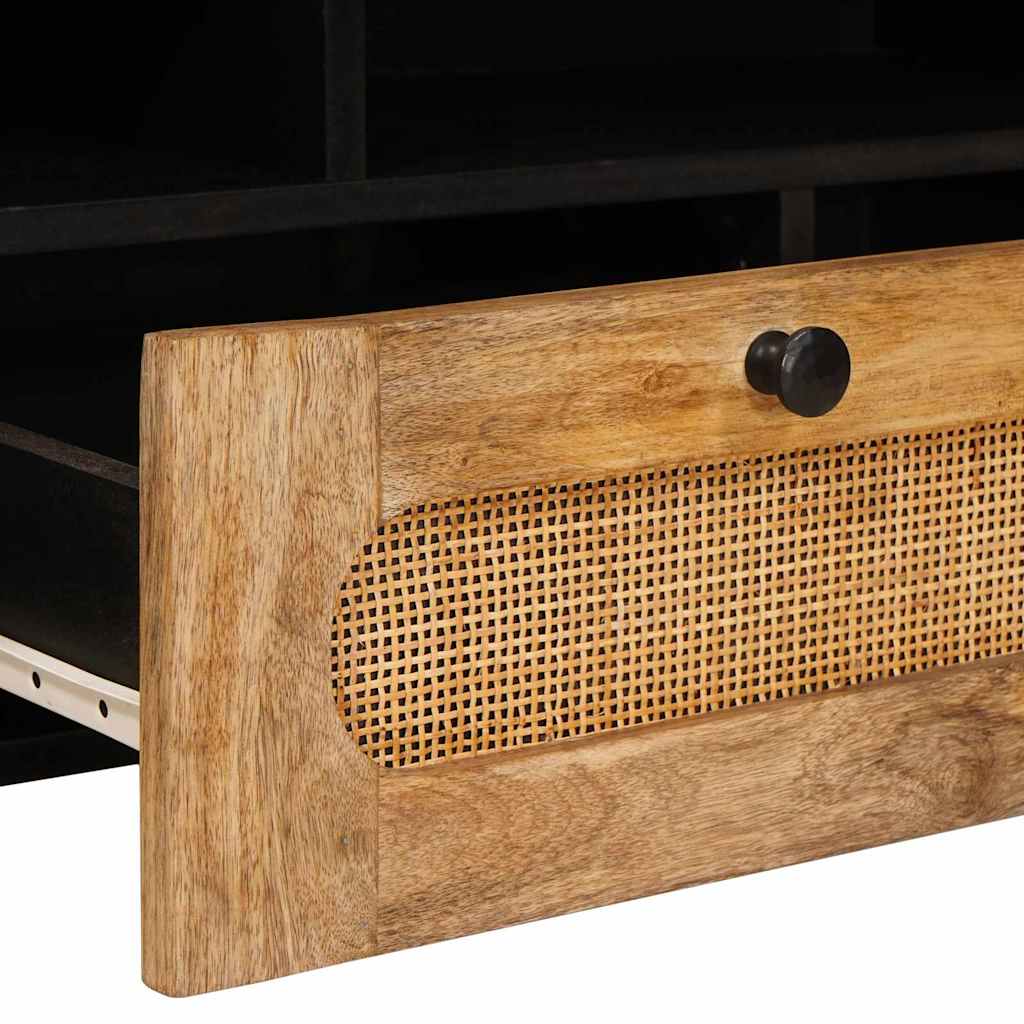 TV ormar s ladicama Smeđa 100 x 33 x 46 cm Čvrsto drvo manga
