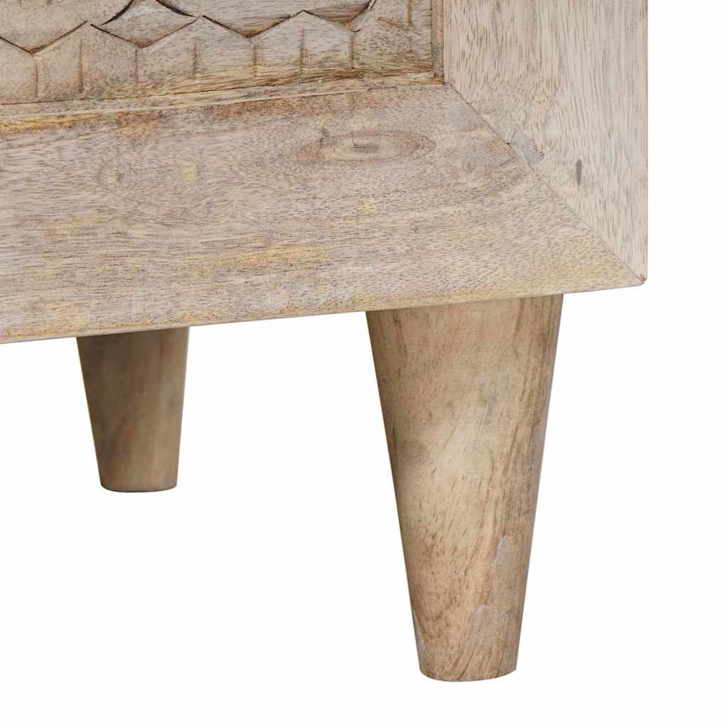 Noćni ormar 2 pcs Bijela 40 x 33 x 46 cm Konstruirano drvo