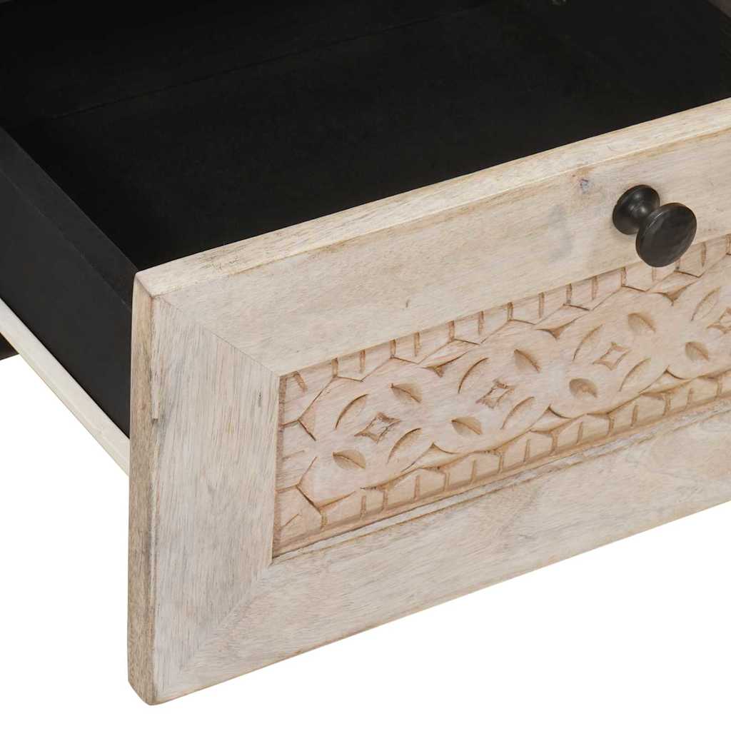 Noćni ormar 2 pcs Bijela 40 x 33 x 46 cm Konstruirano drvo
