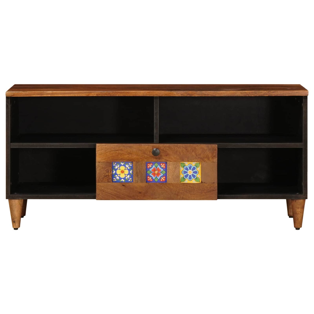 TV ormar s ladicama Orah 100 x 33 x 46 cm Čvrsto drvo manga