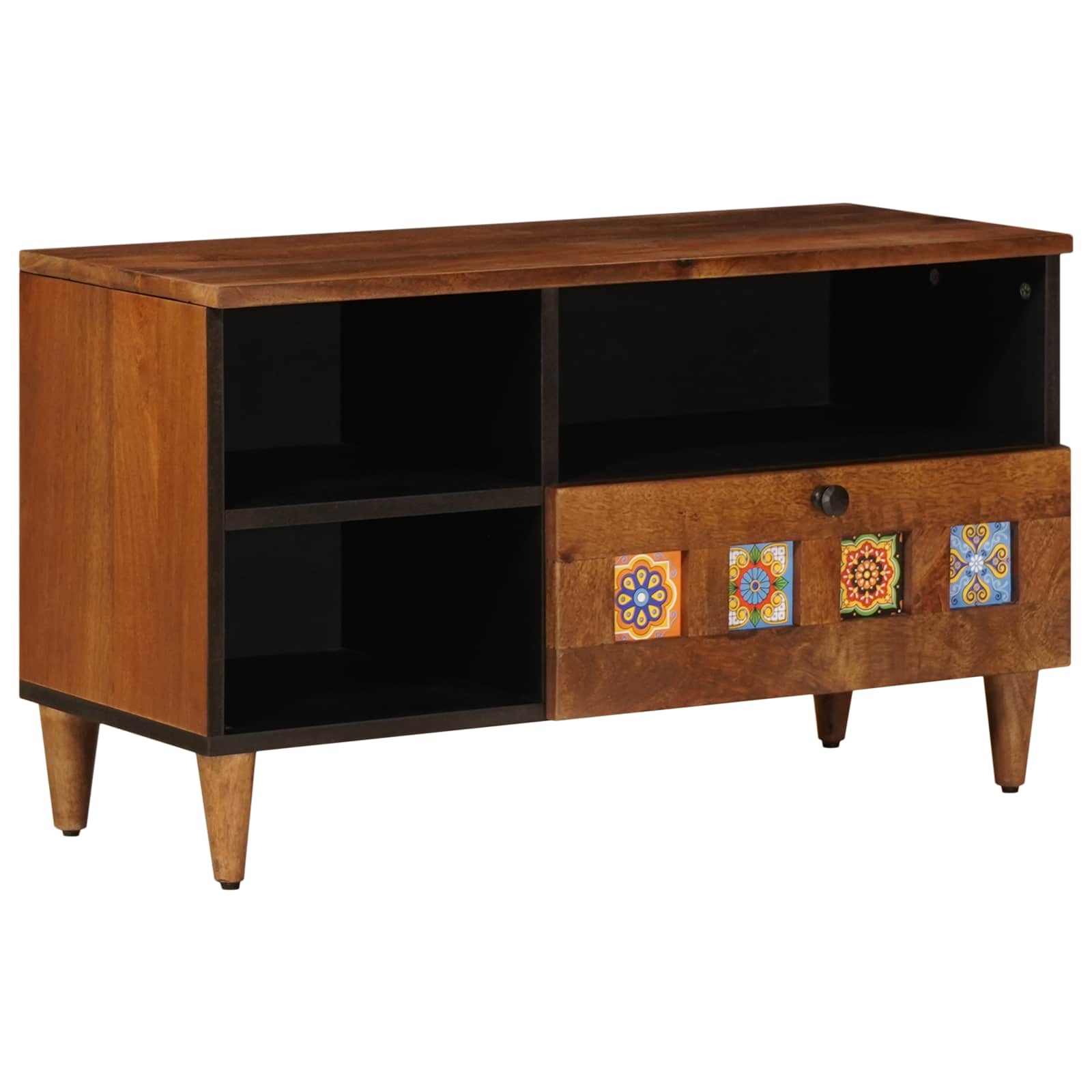 TV ormar s ladicama Orah 80 x 33 x 46 cm Čvrsto drvo manga