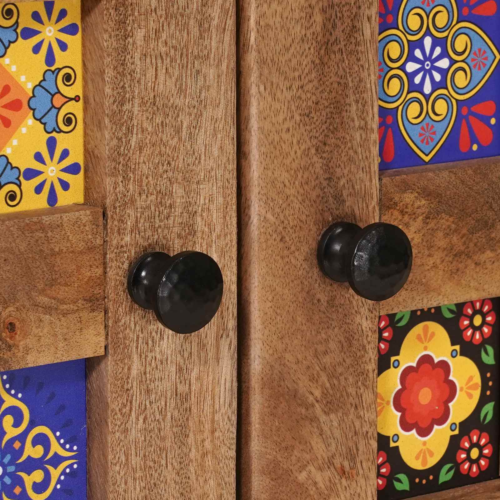 Highboard Prirodna 60 x 33,5 x 100 cm Čvrsto drvo manga