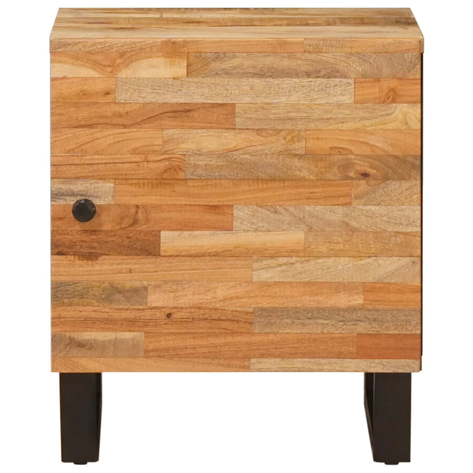 Noćni ormar 2 pcs Smeđa 40 x 33 x 46 cm Čvrsto drvo manga