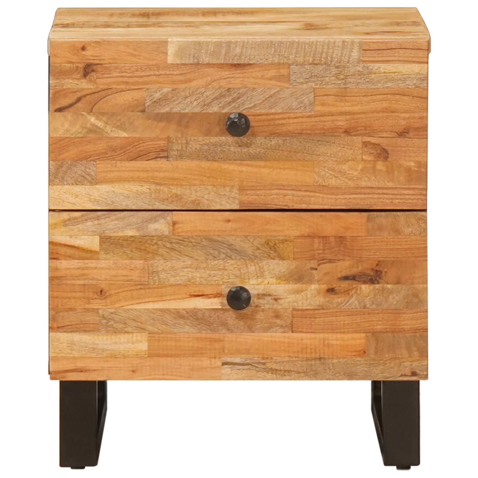Noćni ormar s ladicama Smeđa 40 x 33 x 46 cm Čvrsto drvo manga