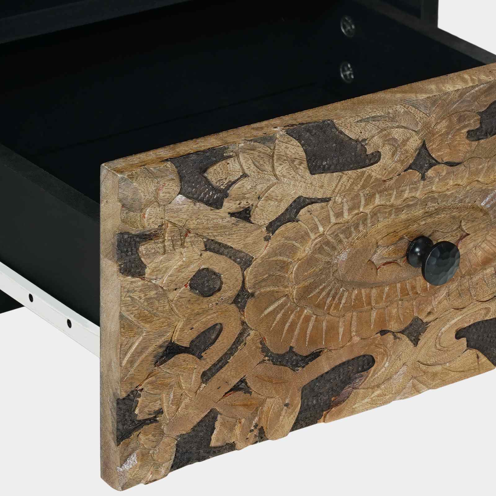 Ormar za krevet 2 pcs Smeđa 40 x 33 x 46 cm Čvrsto drvo manga
