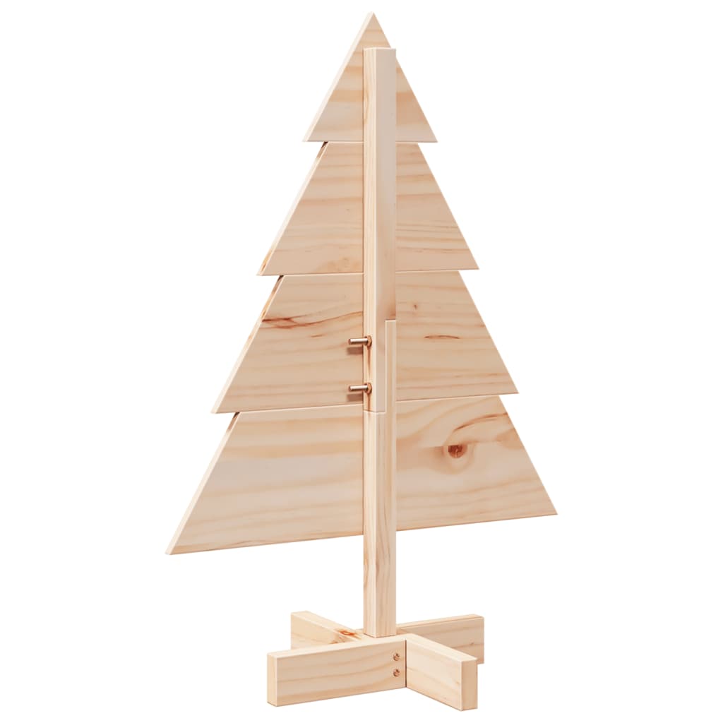Drveno ukrasno božićno drvce 70 cm masivno drvo