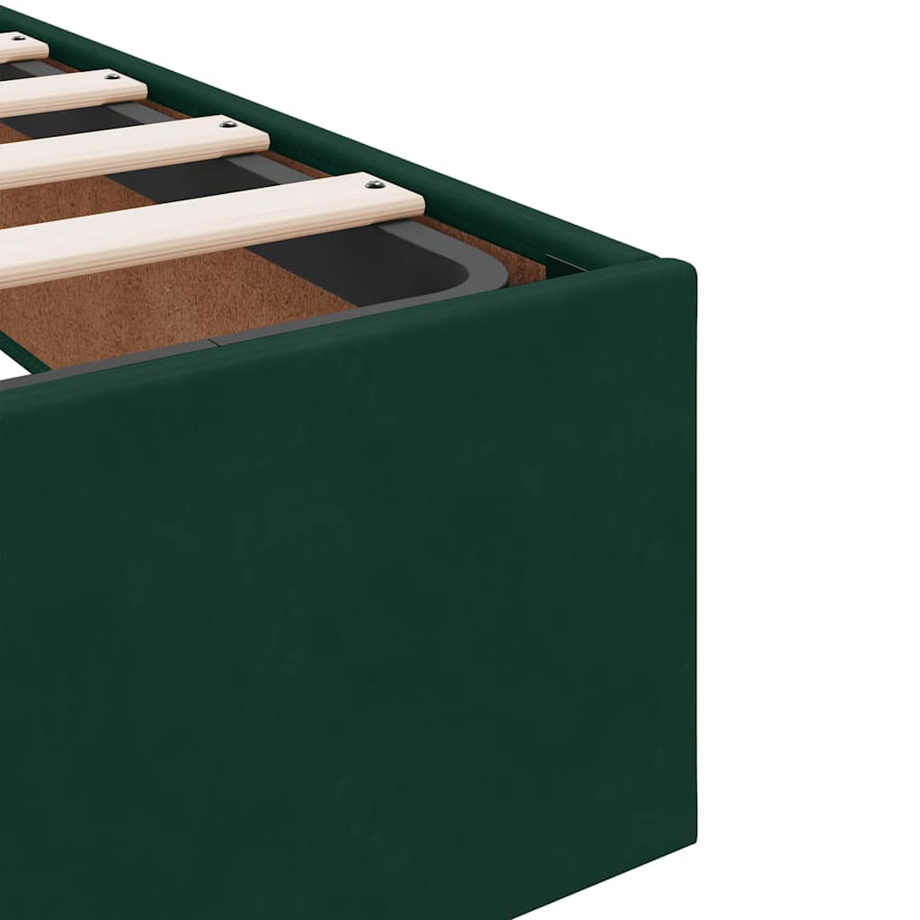 Otomanski okvir kreveta bez madraca 140x200 cm baršunasti