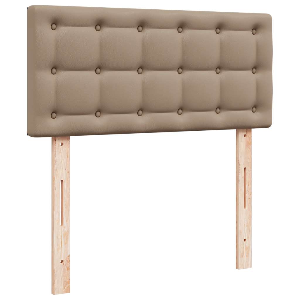 Otomanski krevet s madracem cappuccina 90x200cm umjetna koža