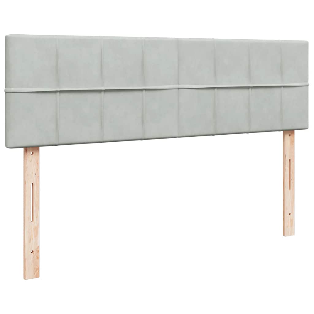 Otomanski krevet s madracem i LED 140x200 cm baršunasti