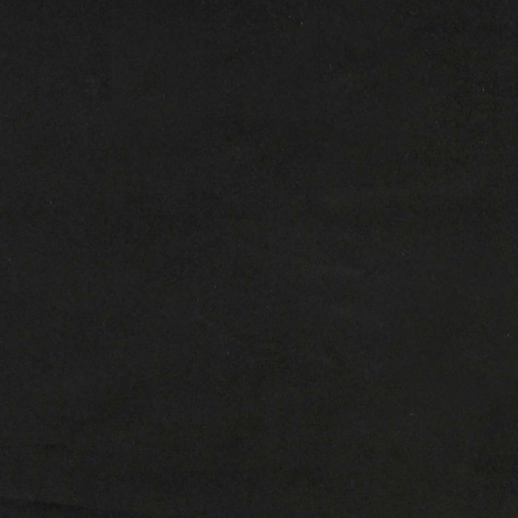 Otomanski krevet s madracima&LED crni 140x190 cm baršunasti