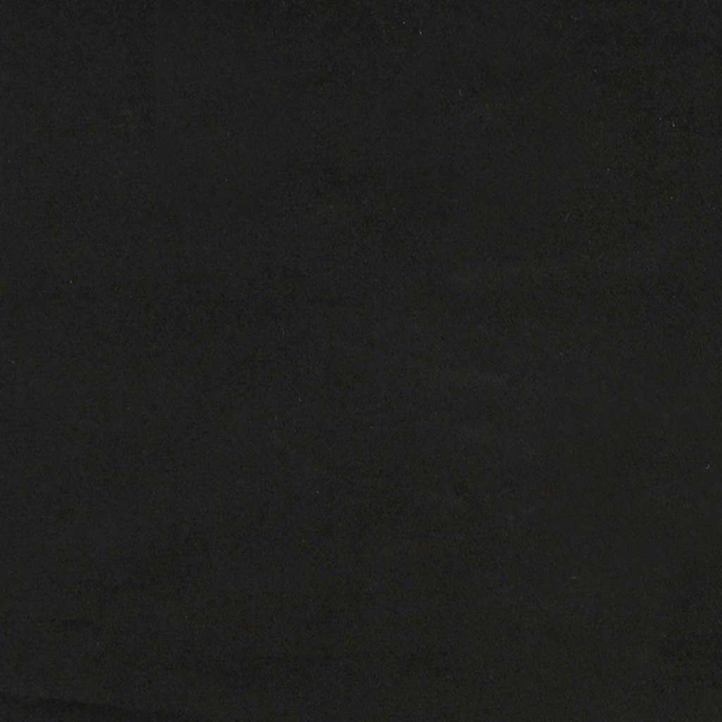 Okvir kreveta s madracima crni 160x200cm baršunasti