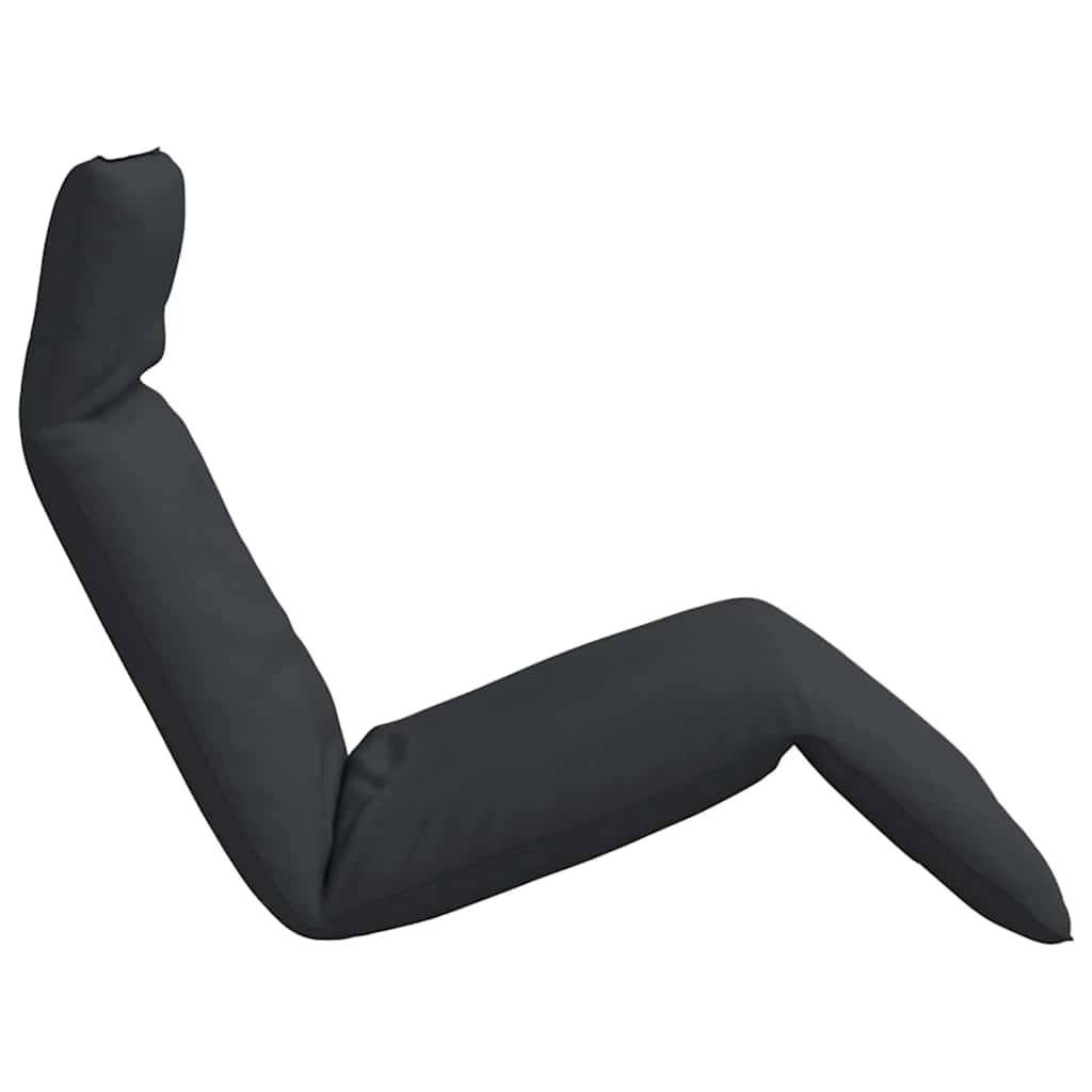 Sklopiva ležaljka za sunčanje crna 175x54x8,5 cm Oxford tkanina