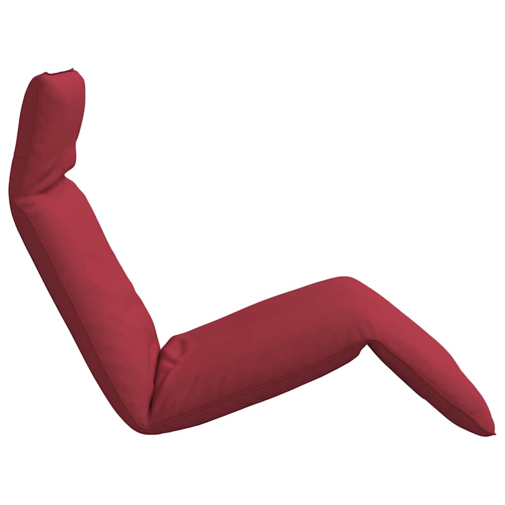 Sklopiva ležaljka za sunčanje vino crvene boje 175x54x8,5 cm Oxford tkanina