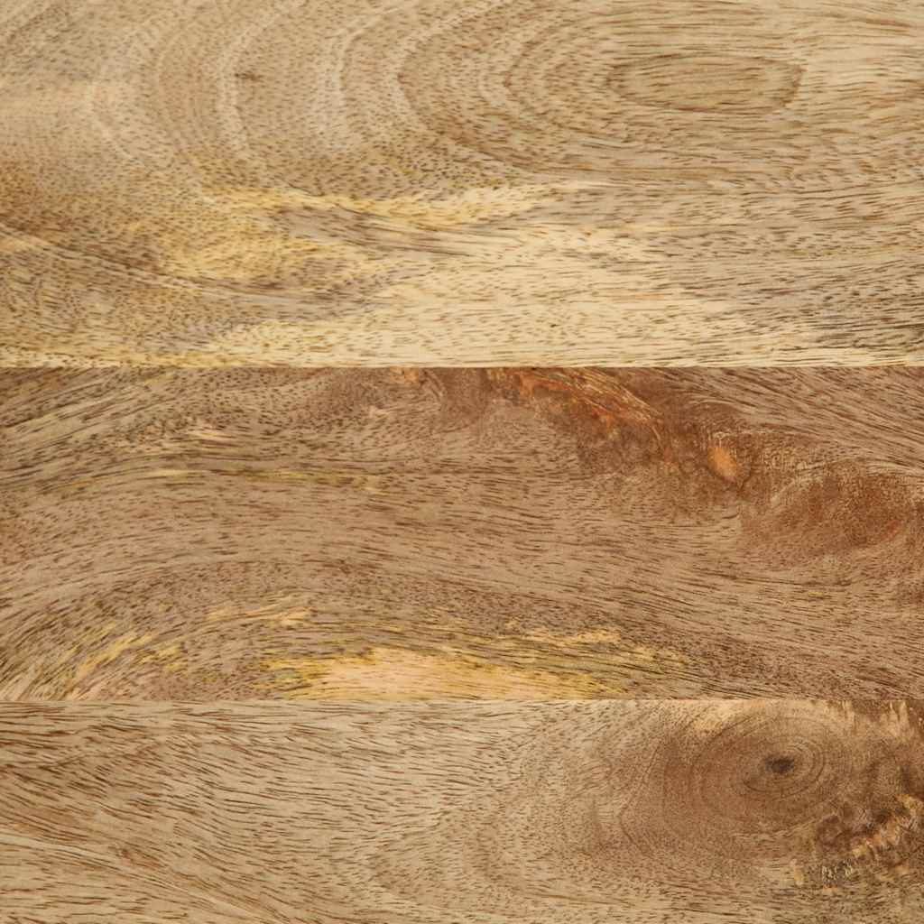 Krevetni ormarić crni 40x33,5x46 cm Puno grubo drvo Mango