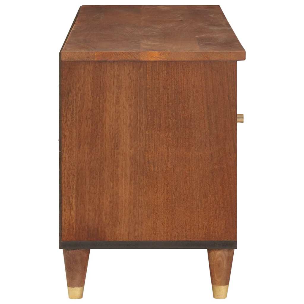 TV ormar s ladicama Smeđa 100 x 33,5 x 46 cm Čvrsto drvo manga