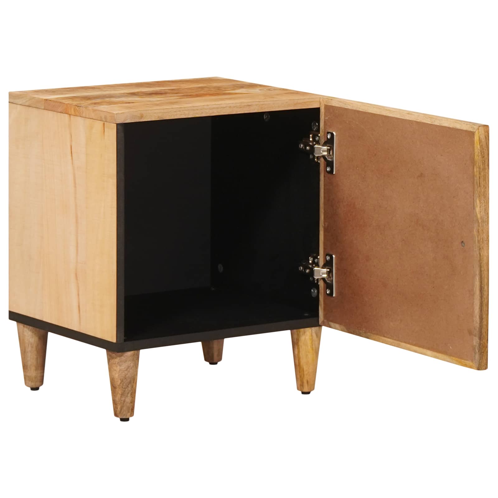 Noćni ormarić 2 pcs Smeđa 40 x 33,5 x 46 cm Čvrsto drvo manga