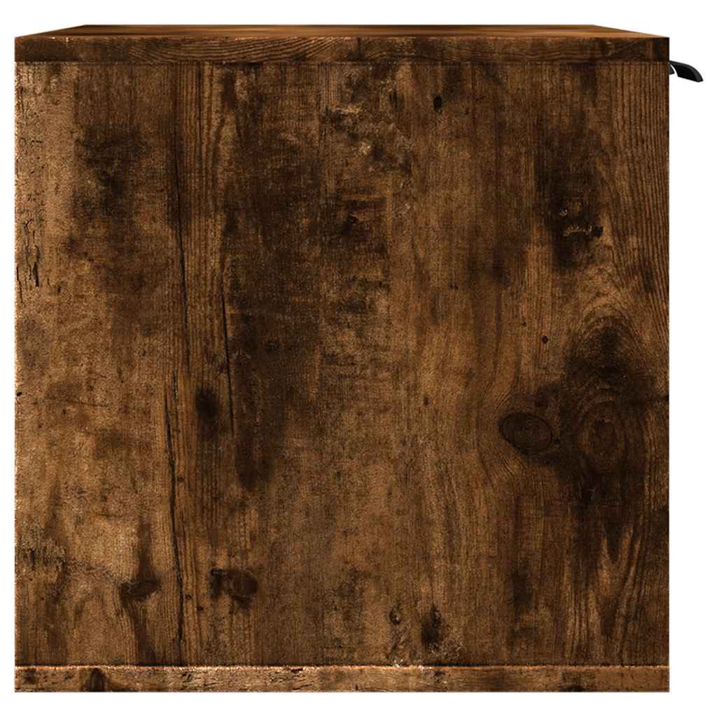 Kutija z mačji pijesak boja hrasta 60x40x40cm konstruirano drvo