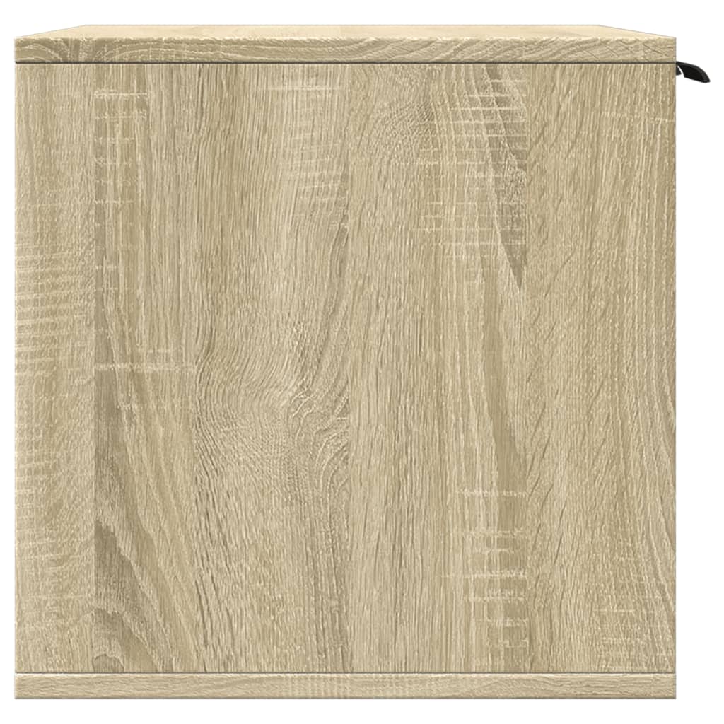 Kutija z mačji pijesak boja hrasta 80x50x45cm konstruirano drvo