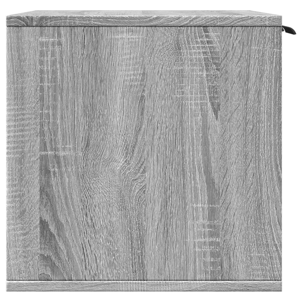 Kutija z mačji pijesak boja hrasta 80x50x45cm konstruirano drvo