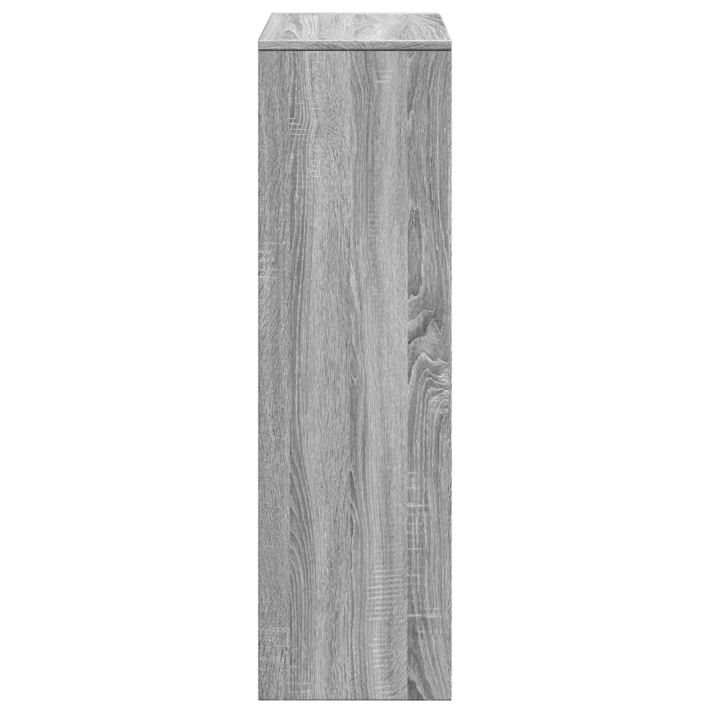 Pregrada / regal za knjige 3 razina sonoma 99x29x99 cm drveni