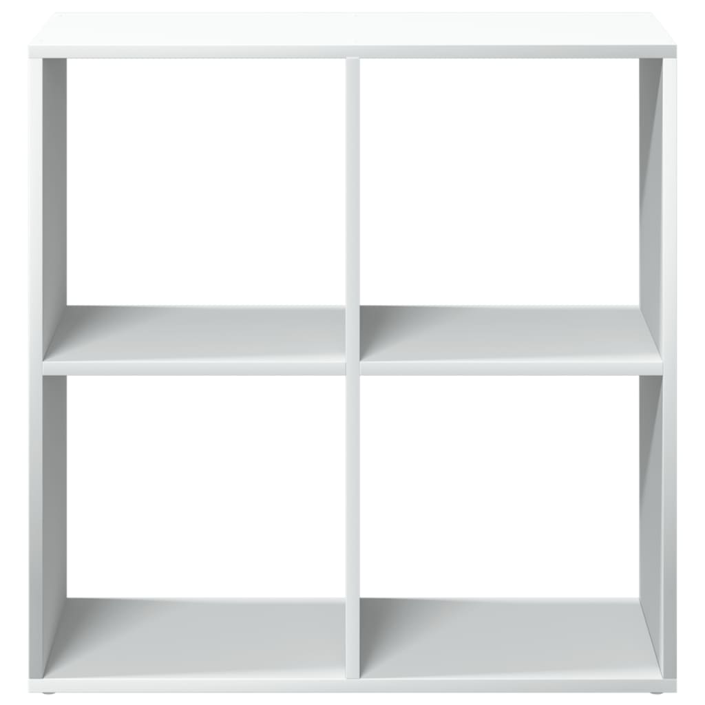 Pregrada za sobe, bijela, 69,5 x 29 x 69,5 cm, od inženjerskog drva