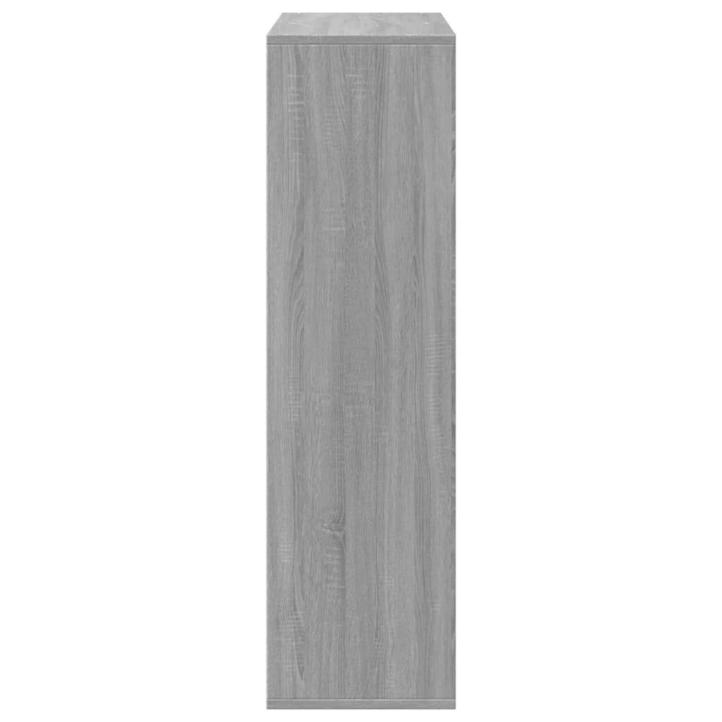 Pregrada / regal za knjige boja hrasta 69,5x29x103,5 cm drveni