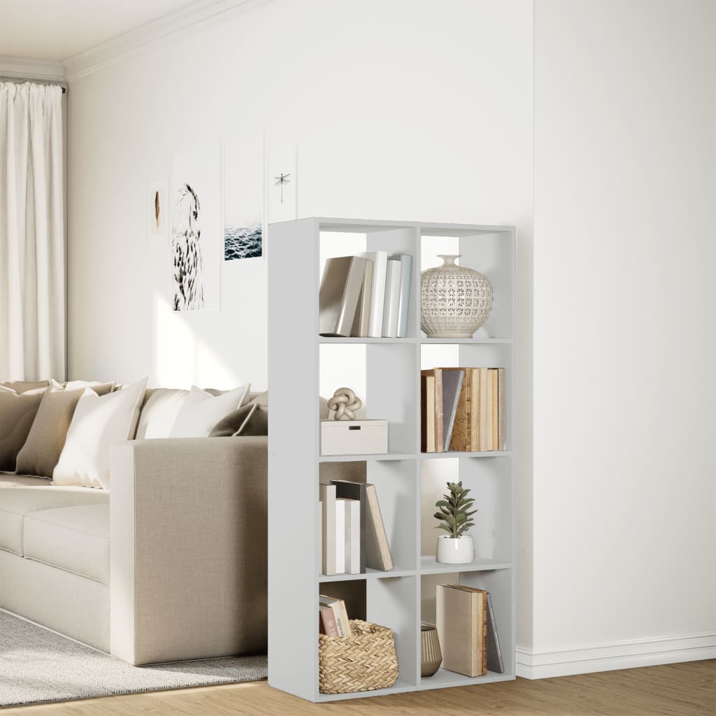 Pregrada za sobe, bijela, 69,5 x 29 x 137,5 cm, od inženjerskog drva