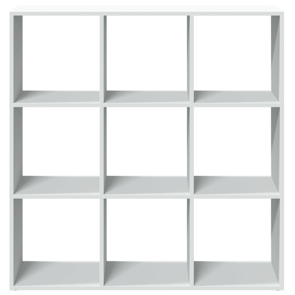 Sobna pregrada / regal za knjige bijeli 102x29x103,5 cm drveni