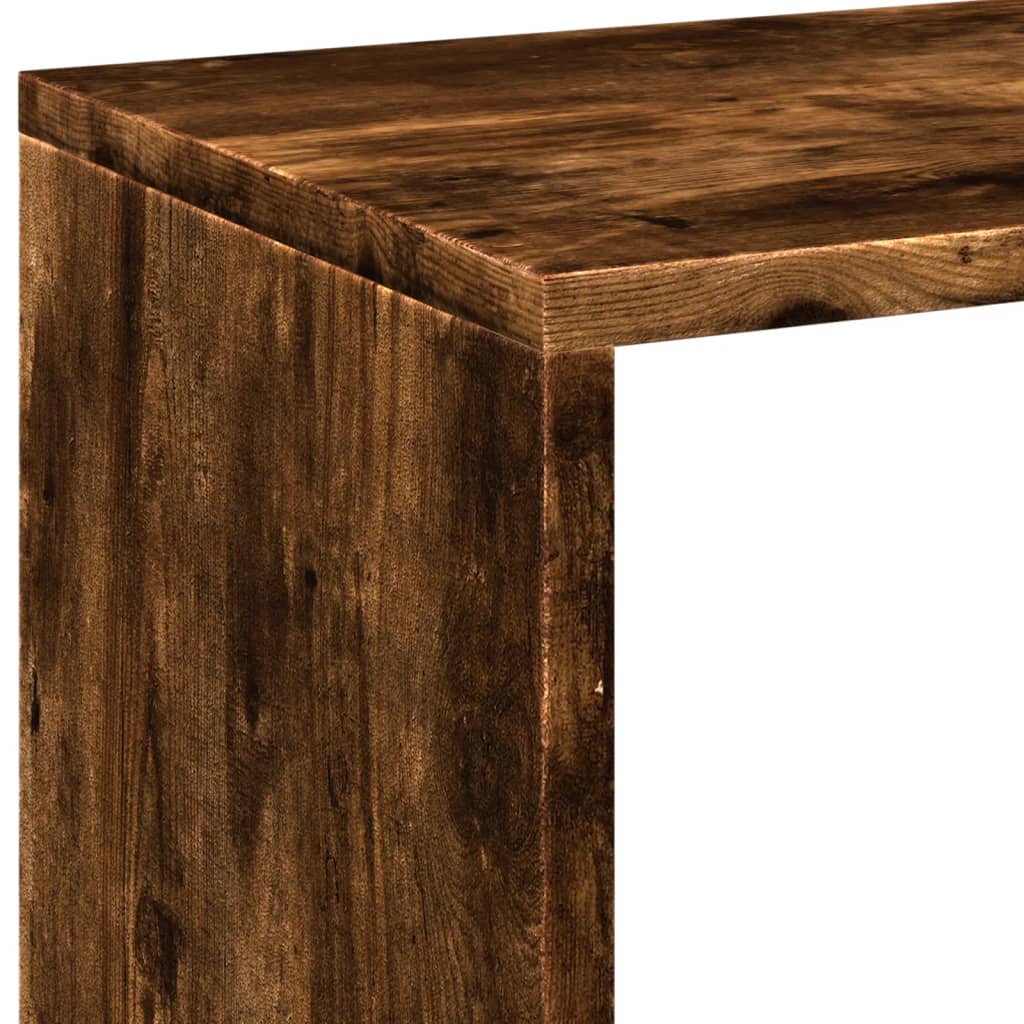 Pregrada / regal za knjige boja hrasta 102x29x103,5 cm drveni