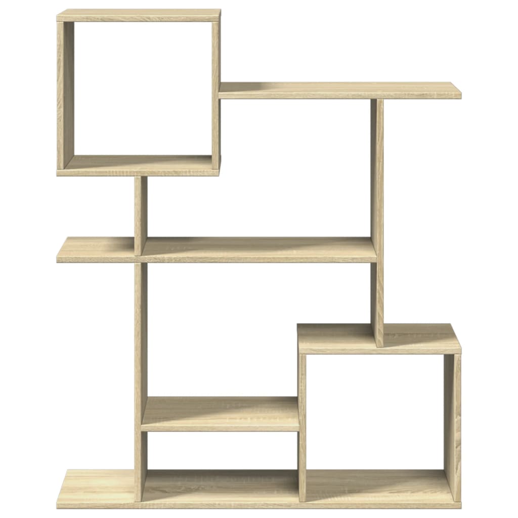 Pregrada / regal za knjige boja hrasta 92x29x112 cm drveni