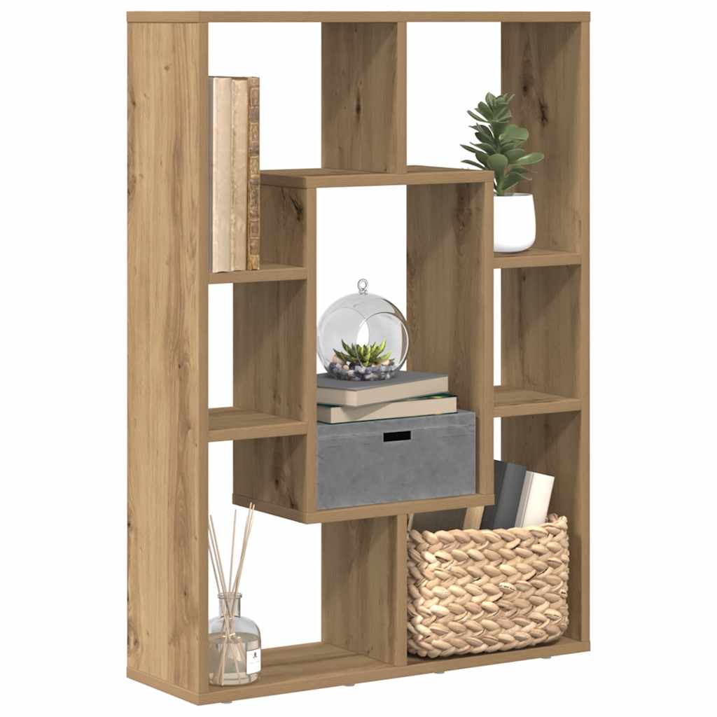 Regal za knjige boja hrasta 63x20x90 cm konstruirano drvo