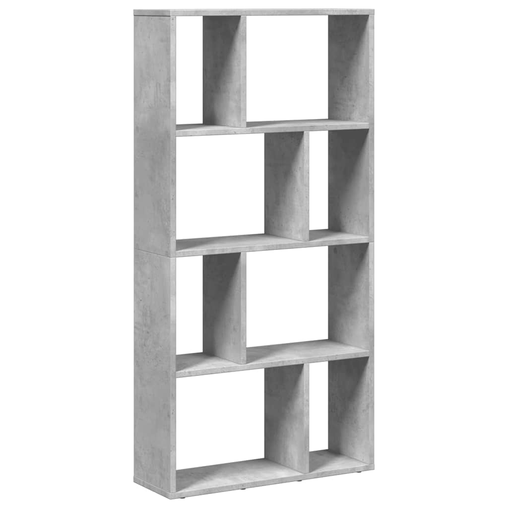 Regal za knjige boja betona 60x20x120,5 cm konstruirano drvo