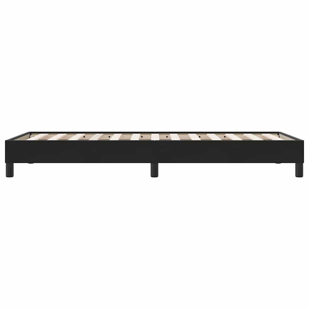 Okvir kreveta bez madraca crni 80x210 cm baršun