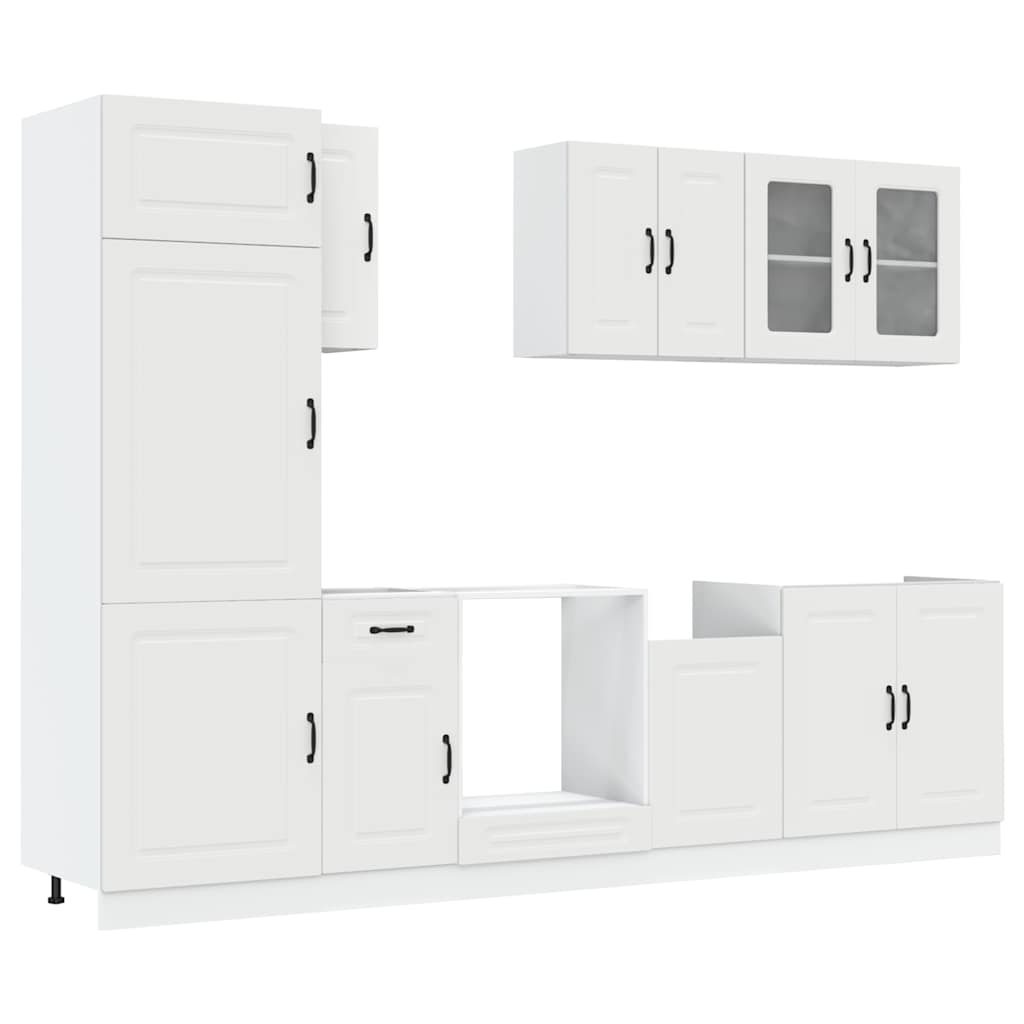 Set kuhinjskih elementa od 8 dijelova "Kalmar" izrađeno drvo