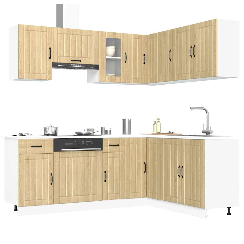 11-dijelni set kuhinjskih ormarića Kalmar konstruiranog drva